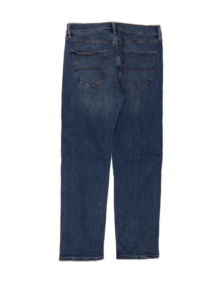 MARKS & SPENCER Womens Straight Jeans W32 L29 Blue Cotton Vintage Marks & Spencer and Second-Hand Marks & Spencer from Messina Hembry 
