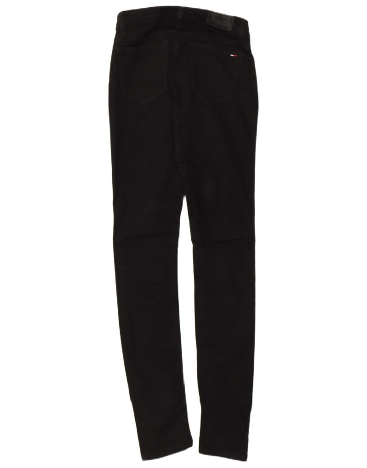 Tommy Hilfiger ženske uske traperice W25 L32 crni pamuk