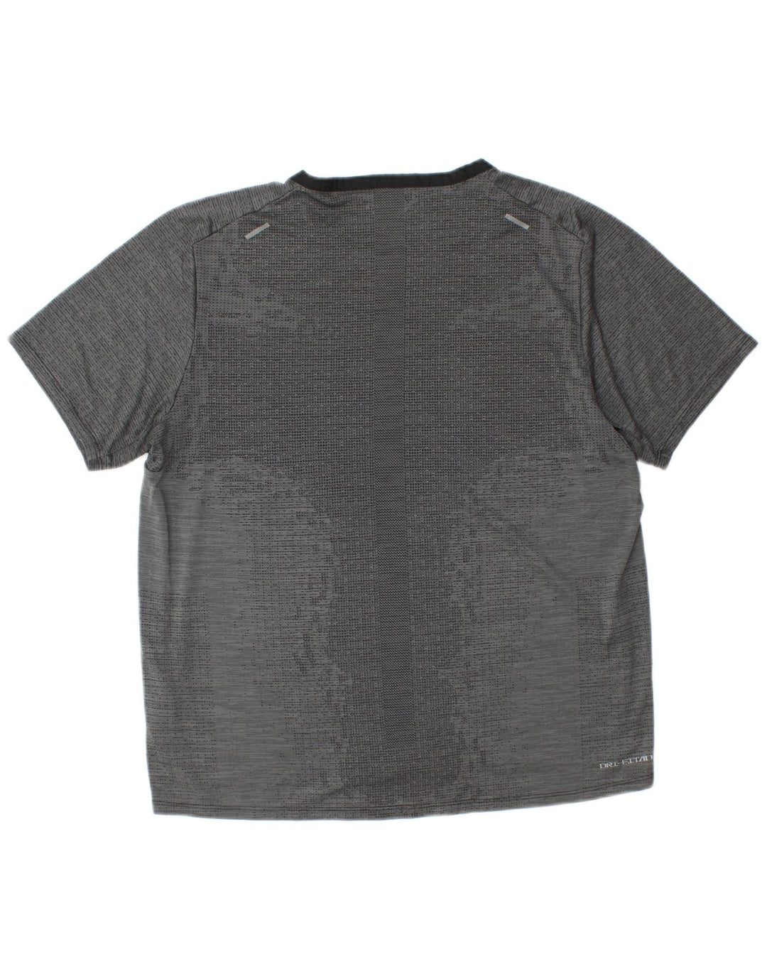 Nike Dri Fit majica kratkih rukava, veliki sivi poliester