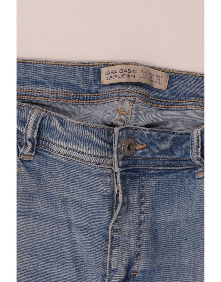 Zara Ženske uske traperice EU 42 Large W32 L27 Plave