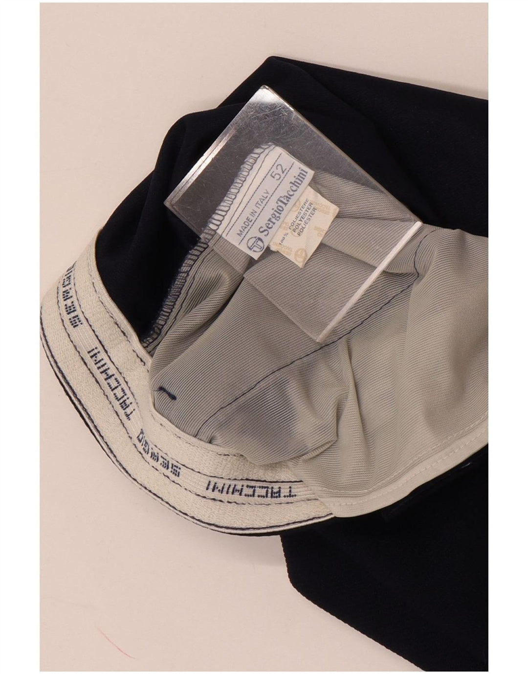 Sergio Tacchini muške chino kratke hlače IT 52 XL W32 tamnoplavi poliester