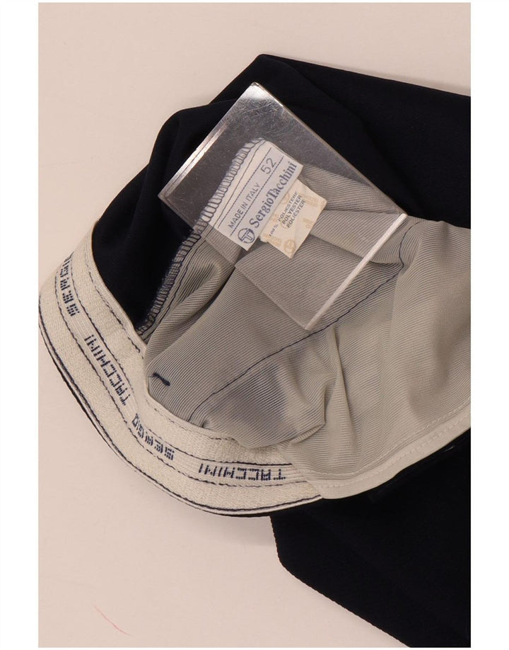 Sergio Tacchini muške chino kratke hlače IT 52 XL W32 tamnoplavi poliester