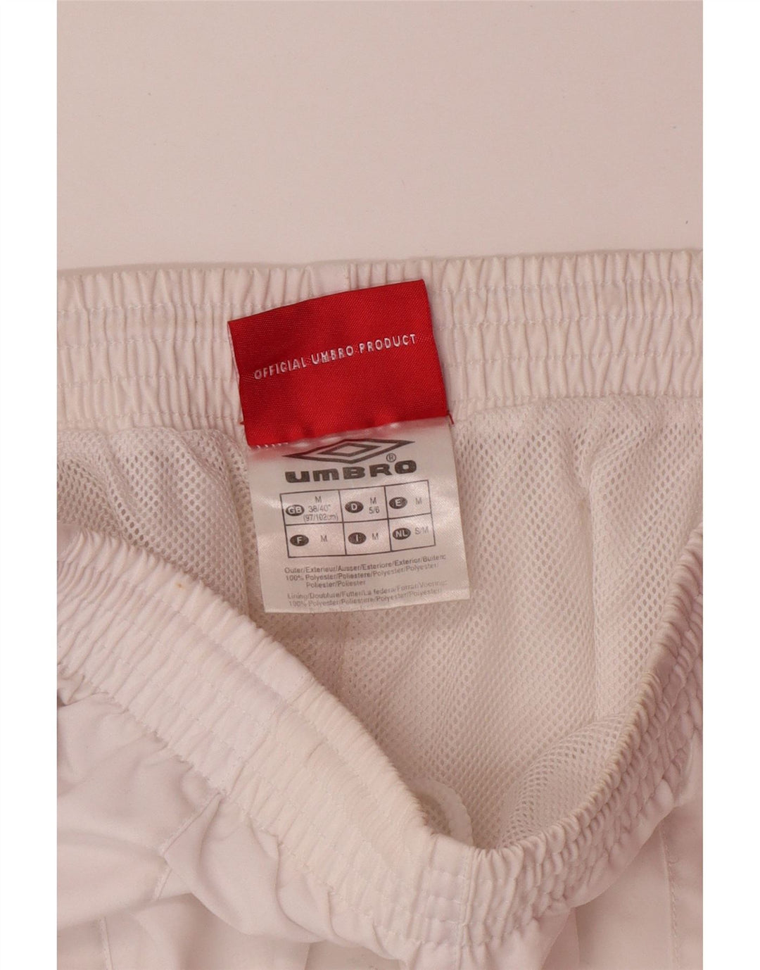 UMBRO muške sportske kratke hlače bermuda UK 38/40 srednji bijeli poliester