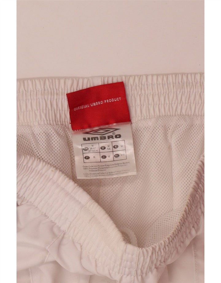 UMBRO muške sportske kratke hlače bermuda UK 38/40 srednji bijeli poliester