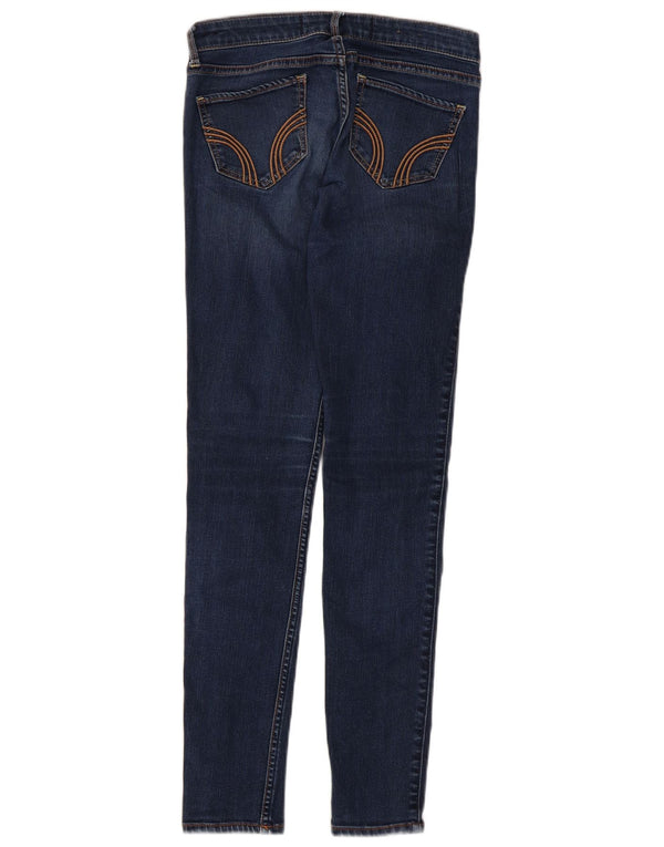 Hollister ženske uske traperice US 1 XS W25 L29 plavi pamuk