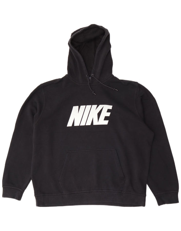 Nike muška majica s kapuljačom s grafičkim motivima 2XL crni pamuk