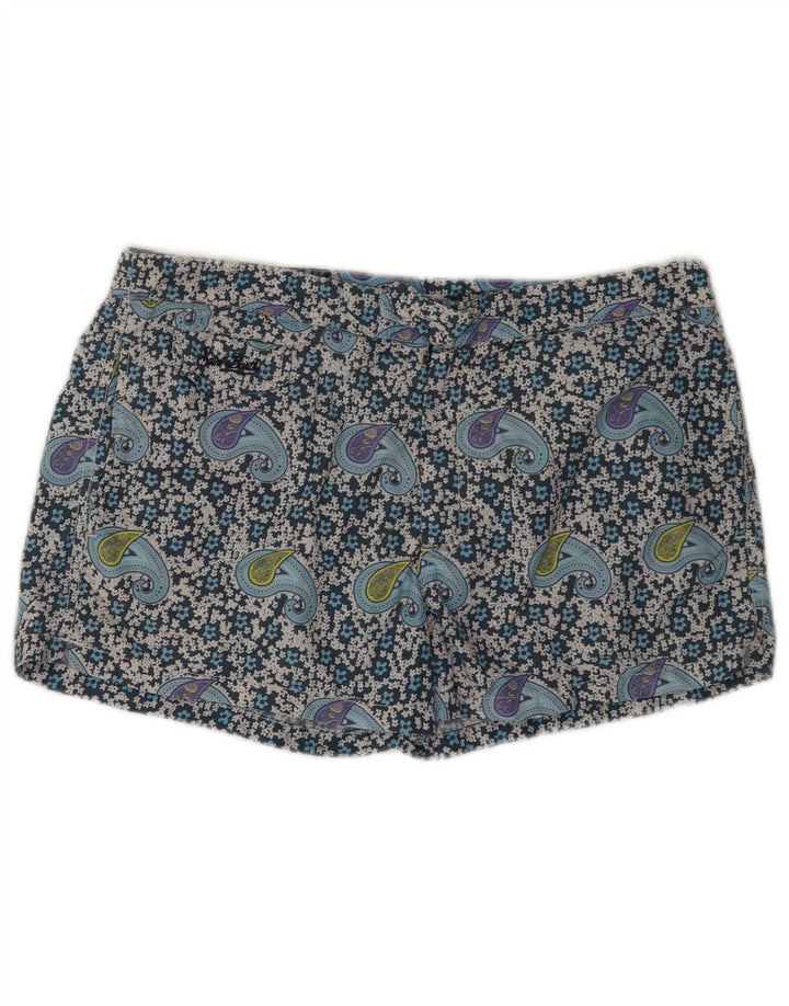 MC2 SAINT BARTH Muške kratke kupaće hlače od poliamida Large Blue Paisley