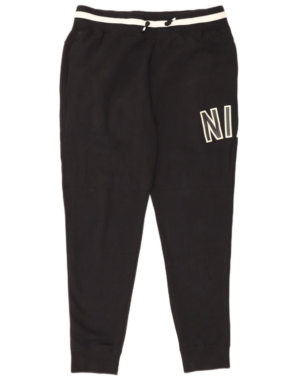 Nike muške grafičke trenirke hlače Joggers XL crni pamuk u boji