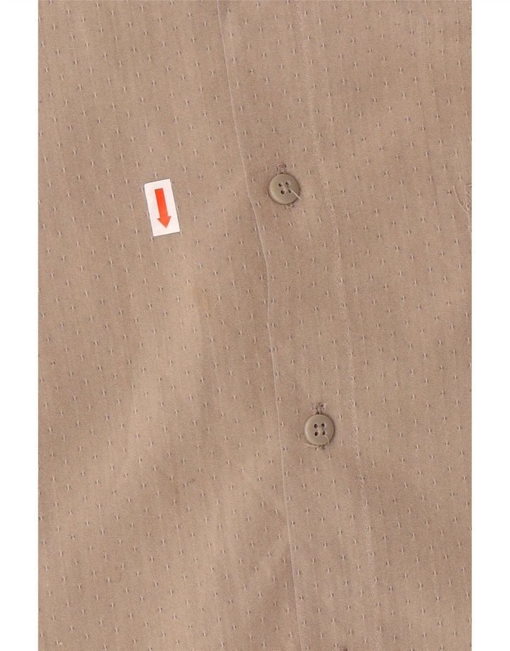 Pierre Cardin muška košulja veličina 17 17 1/2 XL siva točkasta svila