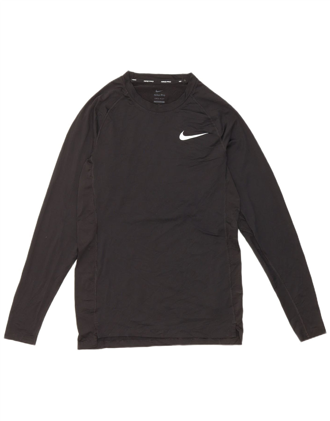Nike muška Dri Fit Slim majica dugih rukava mala crna poliester