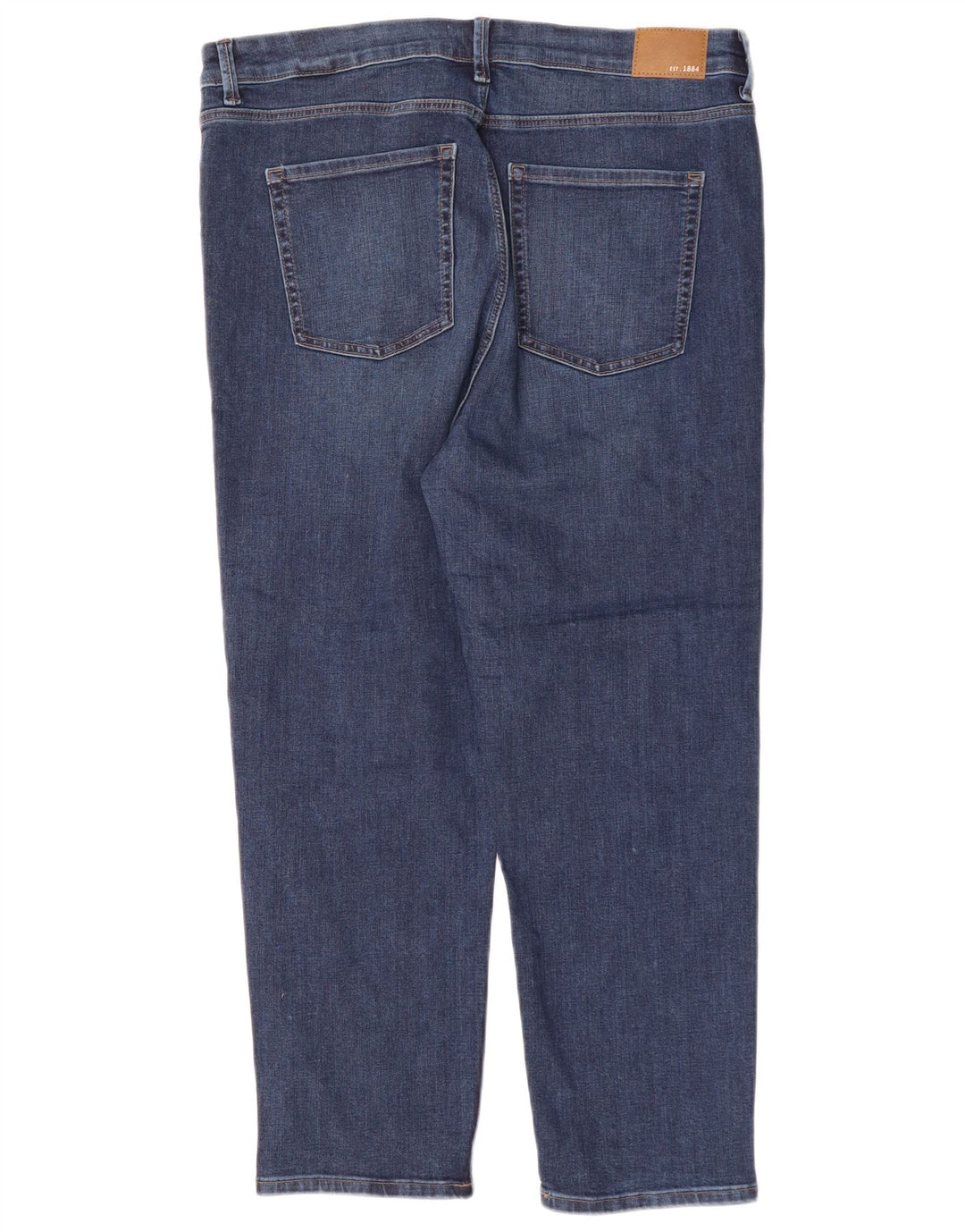 MARKS & SPENCER Ženske Cigarette Slim skraćene traperice UK 18 XL W36 L25 Plava