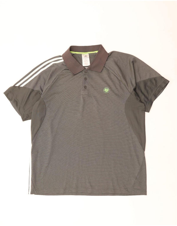 ADIDAS muška polo majica Rolando Carros XL sive pruge
