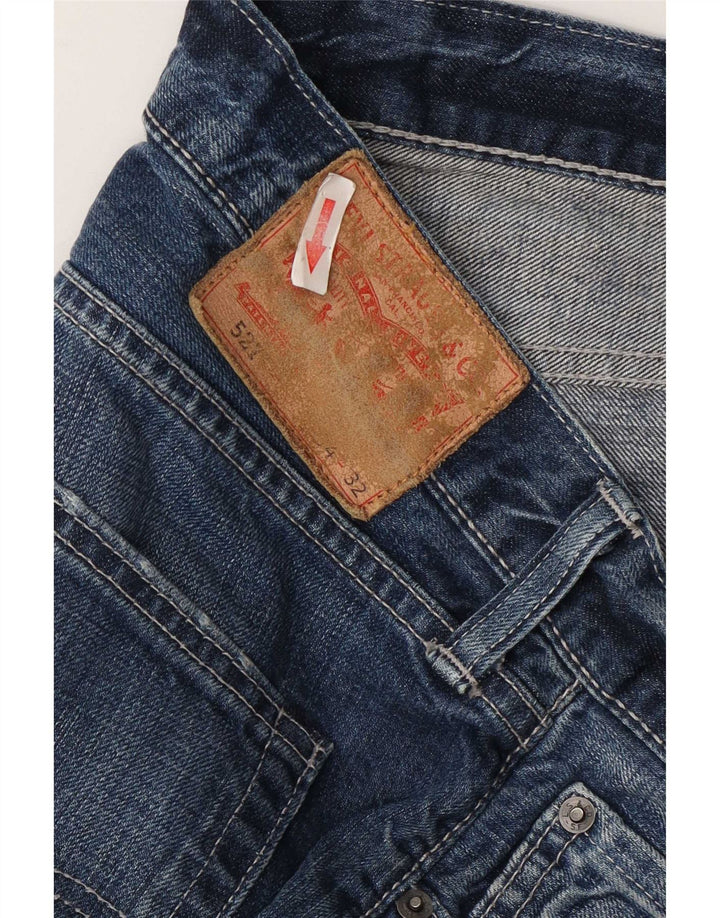 Levi's muške 527 Bootcut traperice W34 L32 plavi pamuk