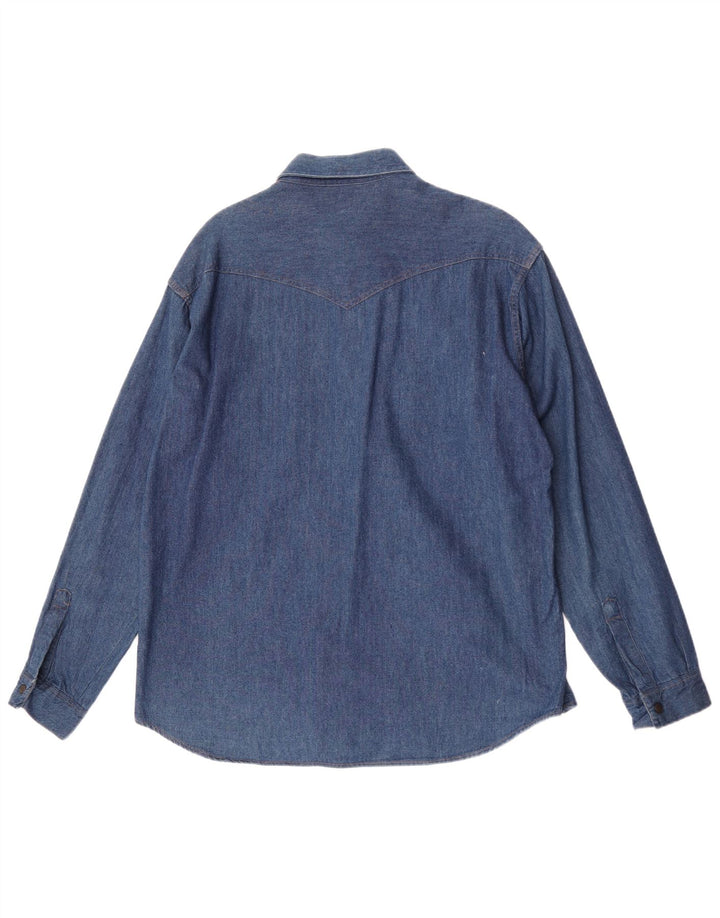 Wrangler muška traper majica Large Blue Cotton