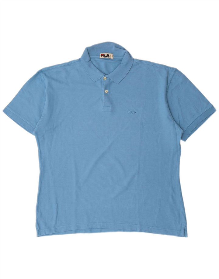 FILA muška polo majica IT 54 XL plavi pamuk