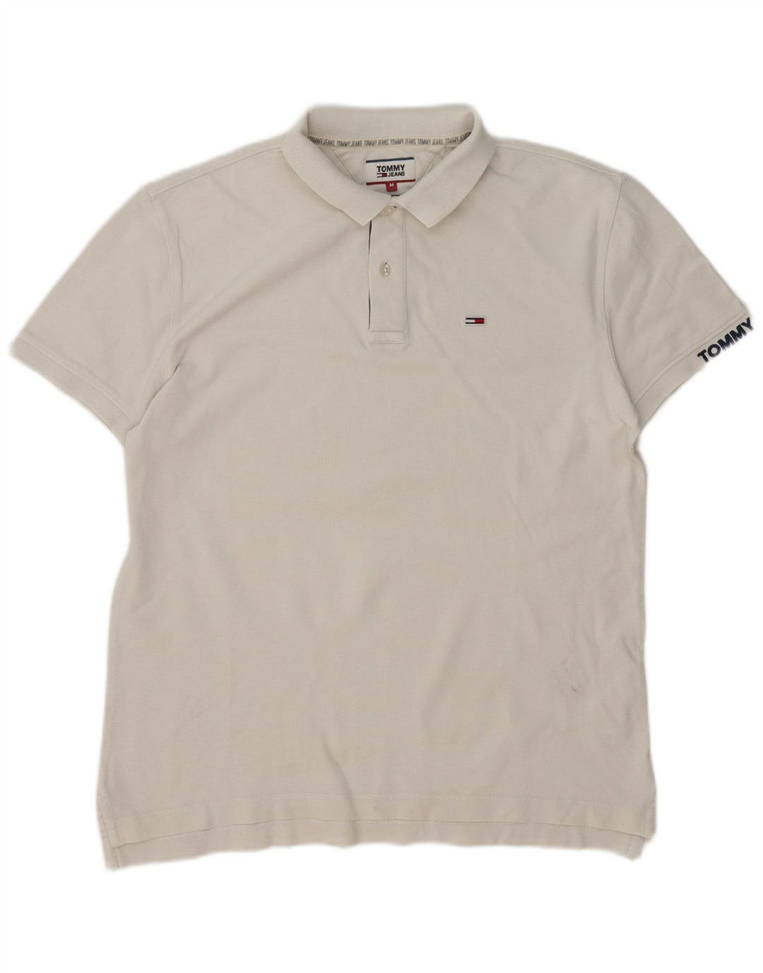 Tommy Hilfiger muška polo majica Srednje bijeli pamuk