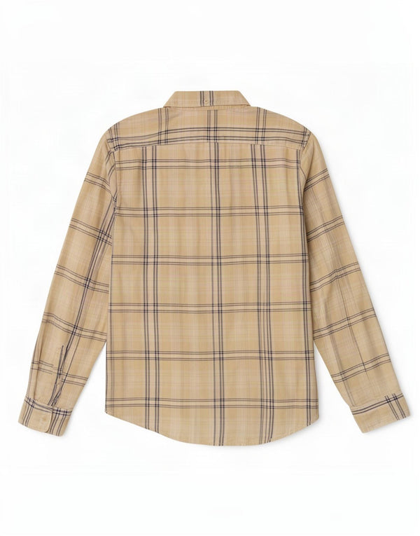 Levi's Mens Shirt Medium Yellow Plaid