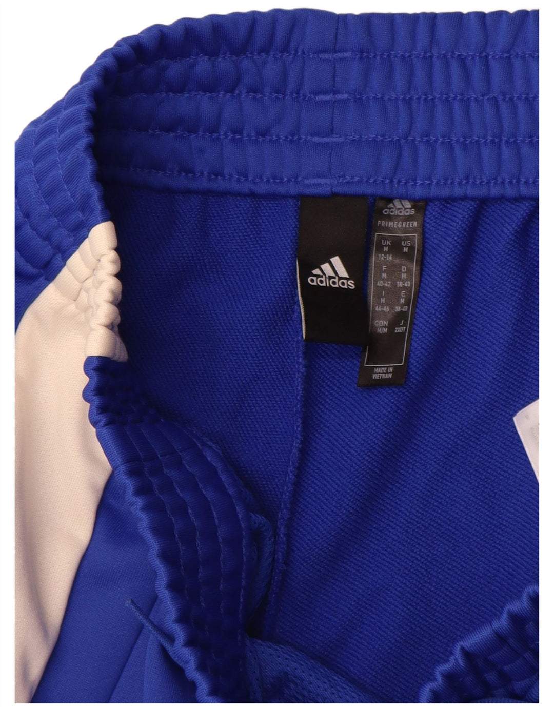 Adidas ženske hlače za trenirku UK 12/14 srednje plave poliesterske boje