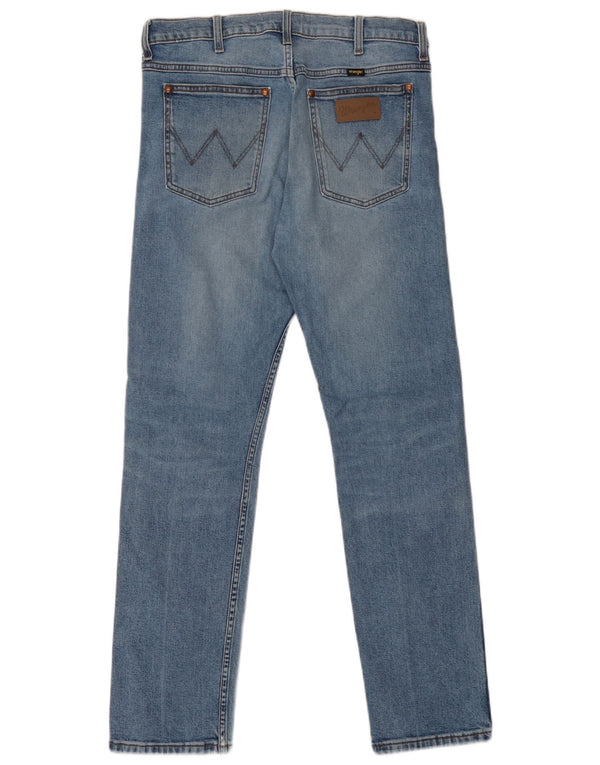 WRANGLER Muške uske traperice W32 L32 Plavi pamuk