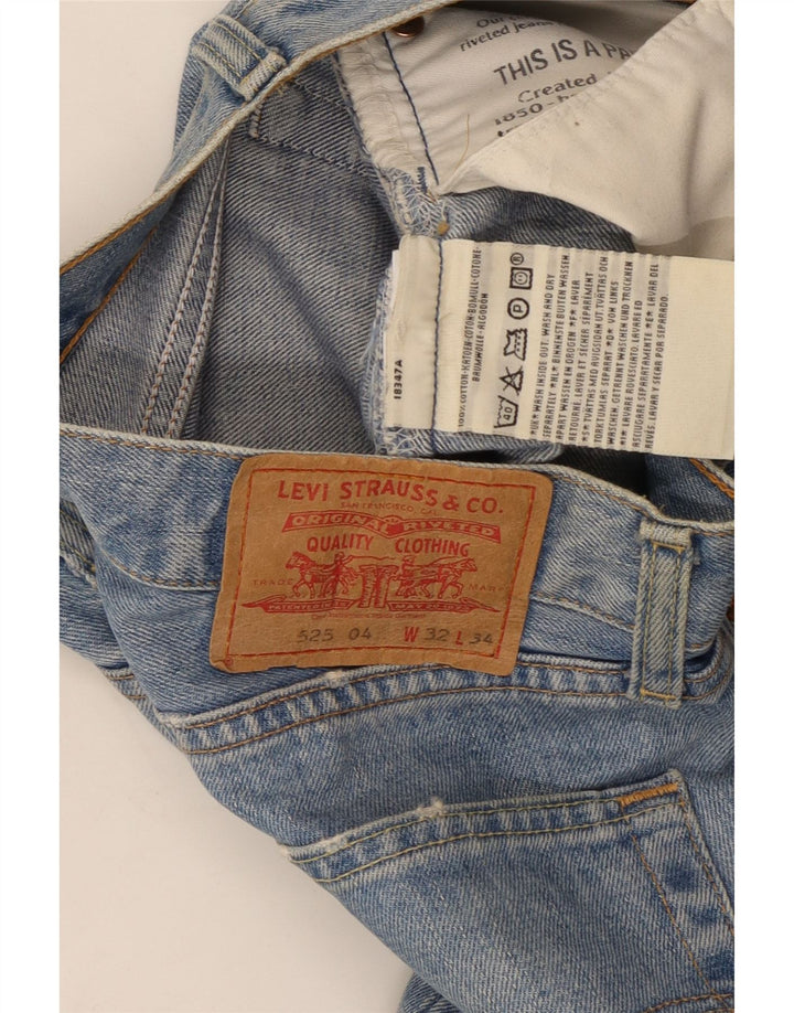 Levi's muške 525 Bootcut traperice W32 L30 plavi pamuk