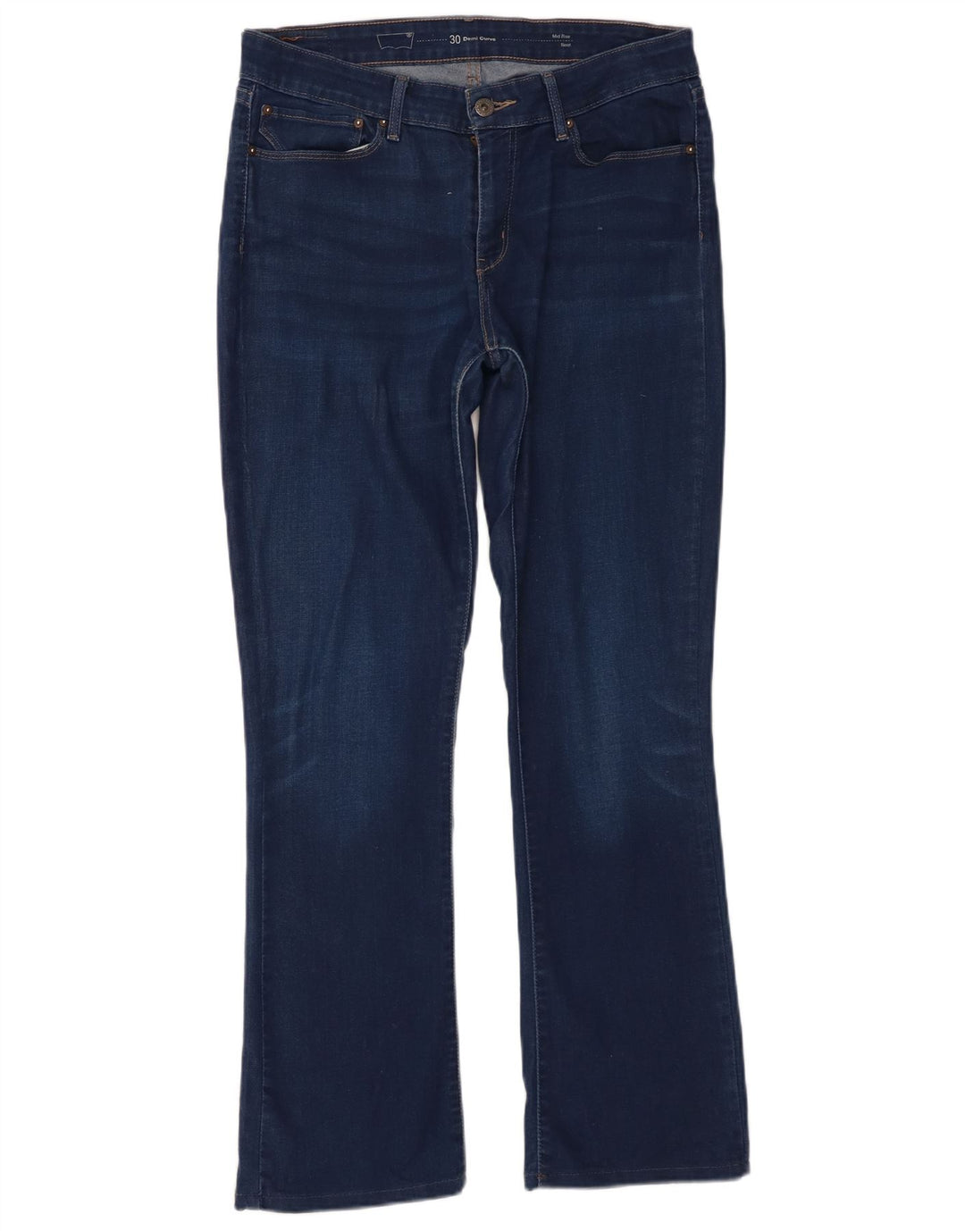 Levi's ženske demi curve traperice srednjeg rasta W30 L30 plave