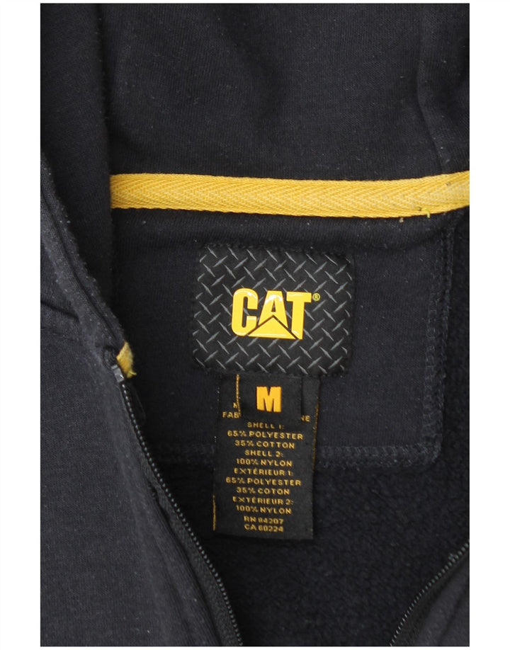 Caterpillar muški pulover s kapuljačom na patentni zatvarač Srednji tamnoplavi poliester