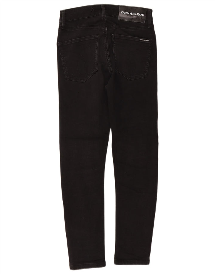 Calvin Klein ženske uske traperice W29 L26 crni pamuk