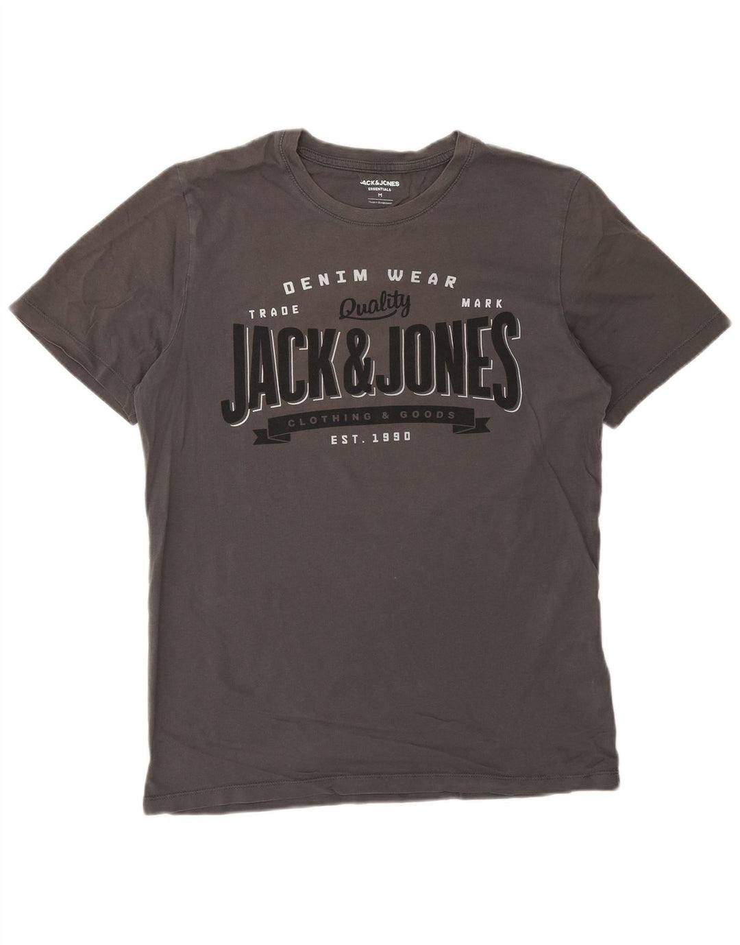 Jack & Jones muška majica kratkih rukava srednje sivi pamuk