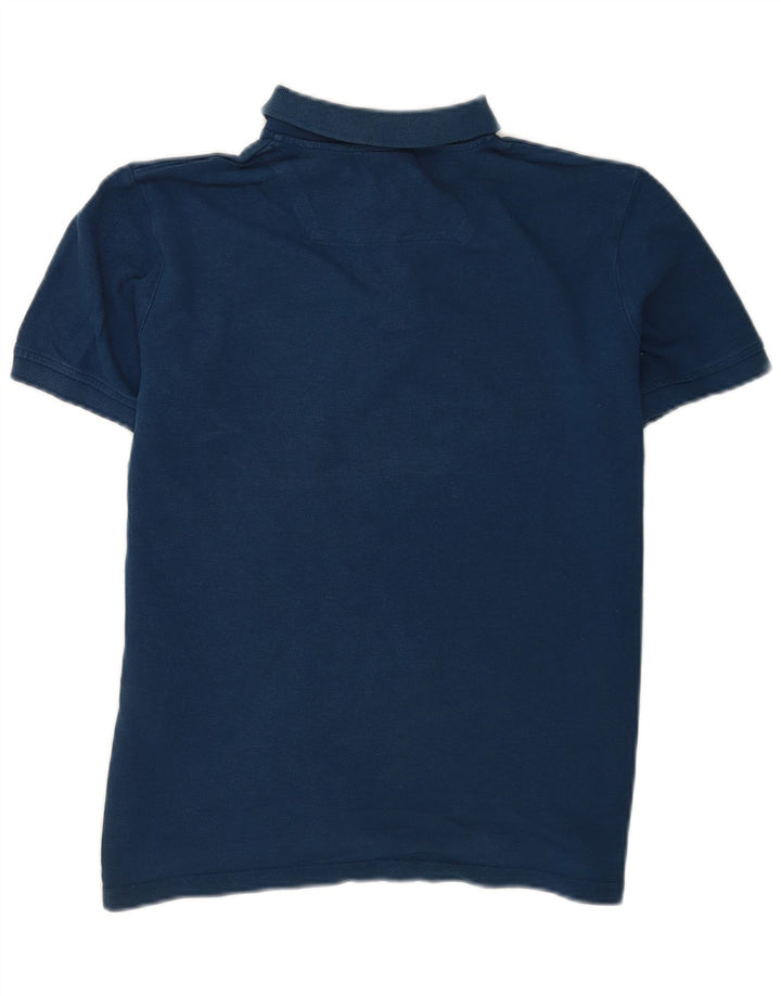 Musto Mens Polo Shirt Medium Navy Blue Cotton