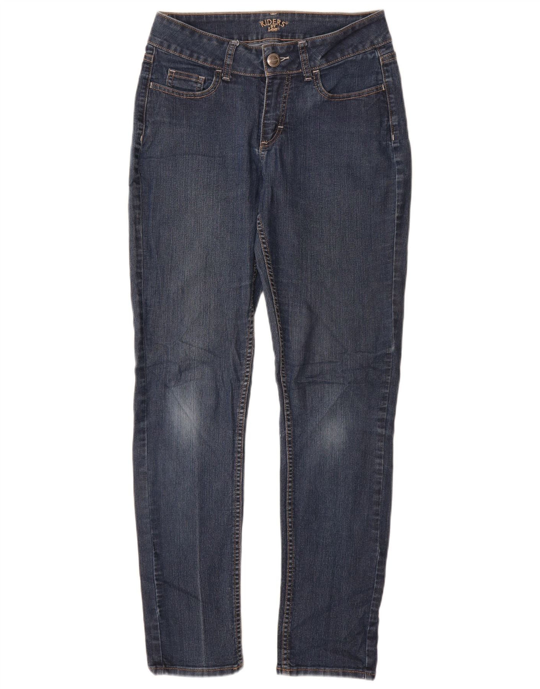 LEE ženske uske traperice srednjeg rasta US 6 srednji W26 L30 plavi pamuk