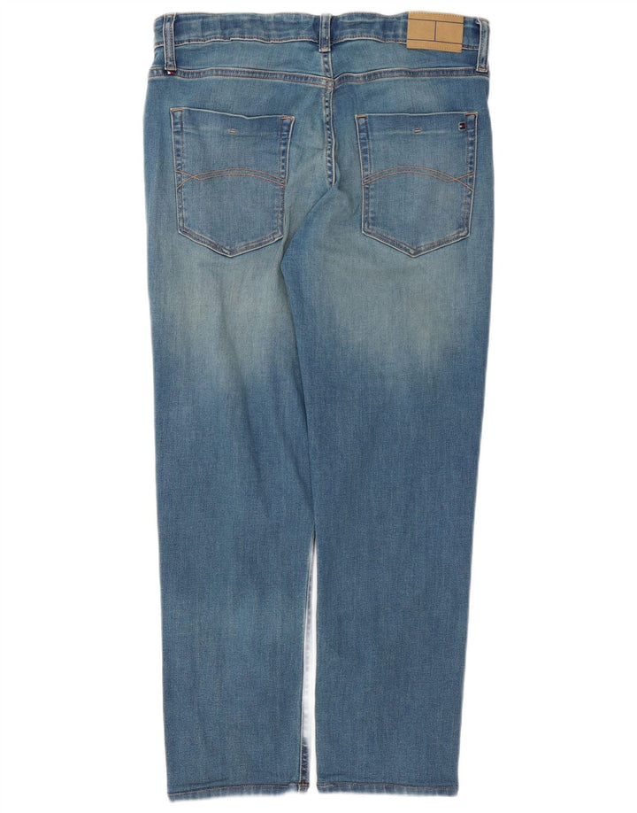 TOMMY HILFIGER Boys Straight Jeans 15-16 Years W29 L26 Blue Cotton Vintage Tommy Hilfiger and Second-Hand Tommy Hilfiger from Messina Hembry 