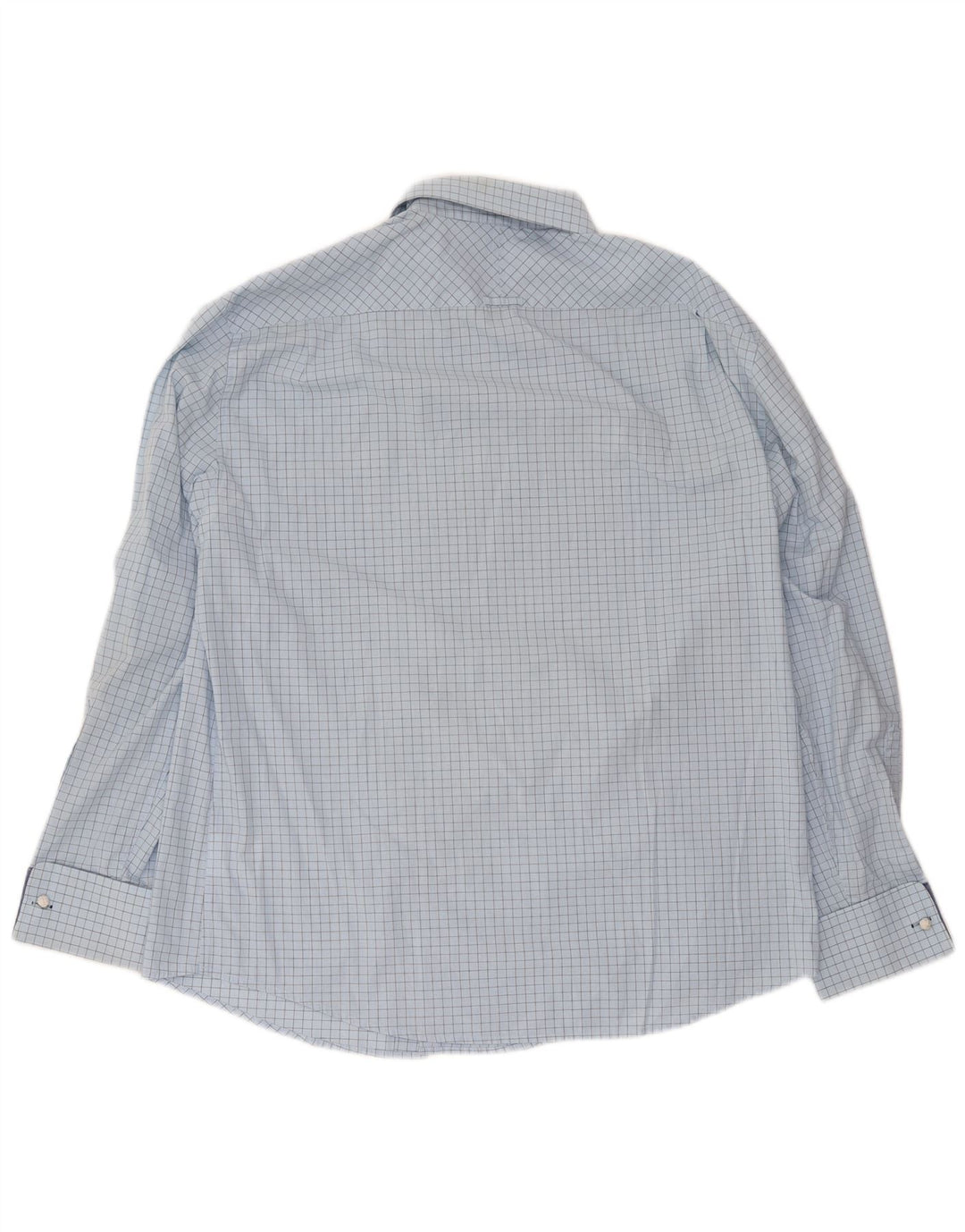 Ben Sherman muška svečana košulja XL plavi karirani pamuk