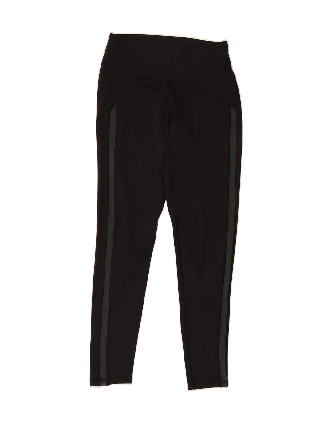 ADIDAS Womens Leggings UK 8/10 Small Black Polyester Vintage Adidas and Second-Hand Adidas from Messina Hembry 