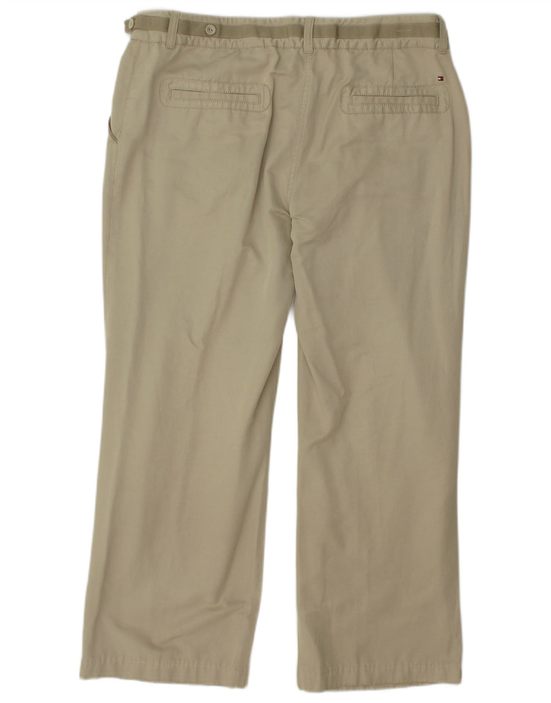 TOMMY HILFIGER Ženske ravne ležerne hlače EU 42 Large W34 L27 Bež