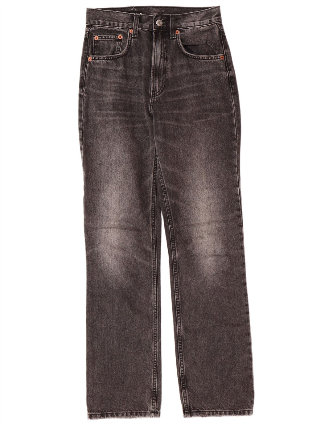 Zara ženske ravne traperice regularnog kroja EU 34 2XS W24 L30 sive klasične