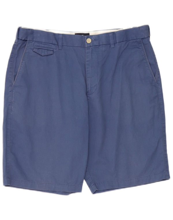 Marks & Spencer Mens Blue Harbor Chino kratke hlače W36 Veliki plavi pamuk