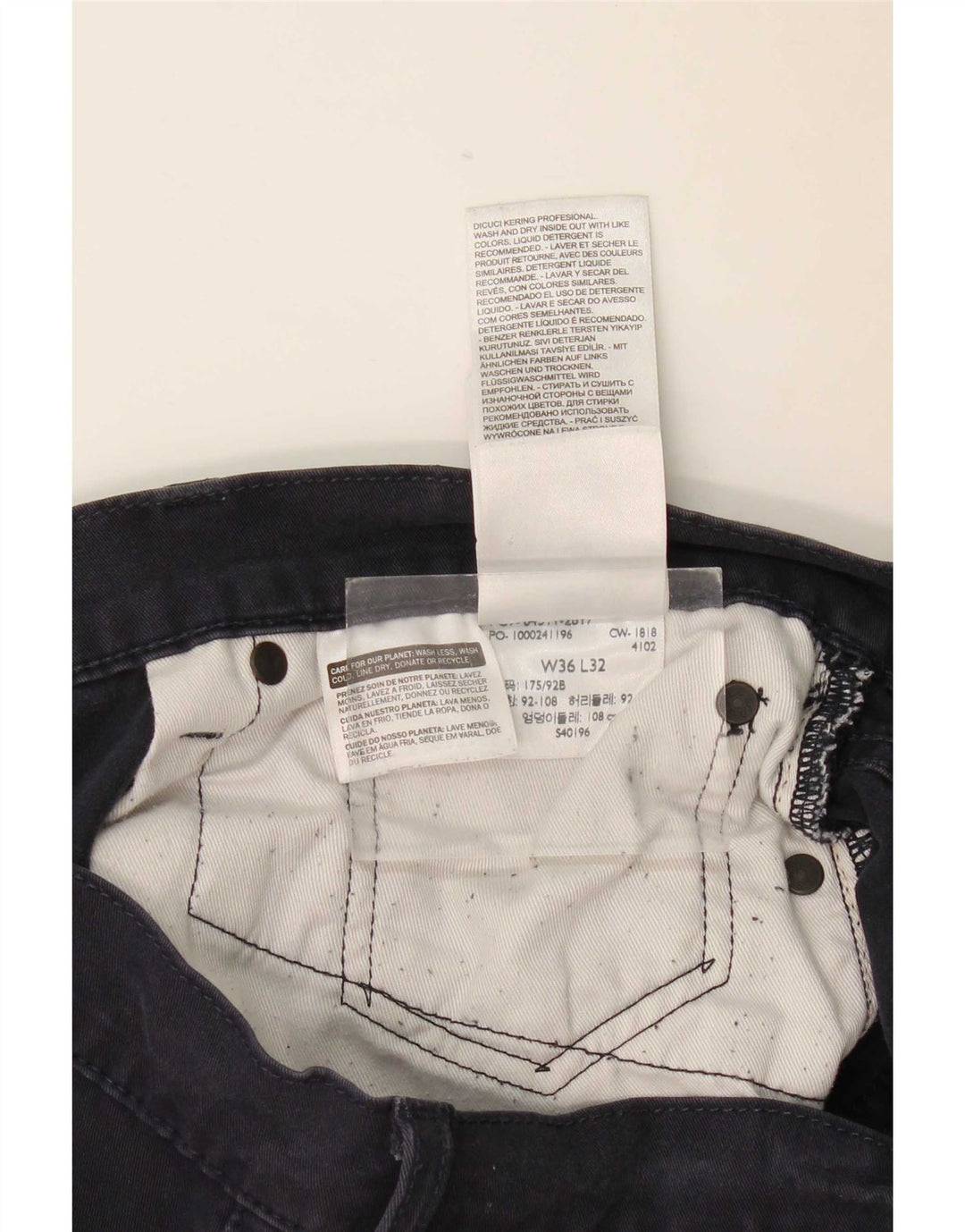 Levi's muške 511 uske traperice W36 L29 tamnoplavi pamuk