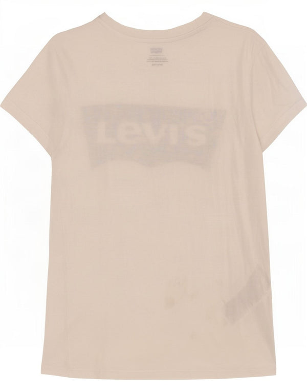 Levi's ženska majica kratkih rukava s grafičkim motivima, UK 6 XS, bijeli pamuk