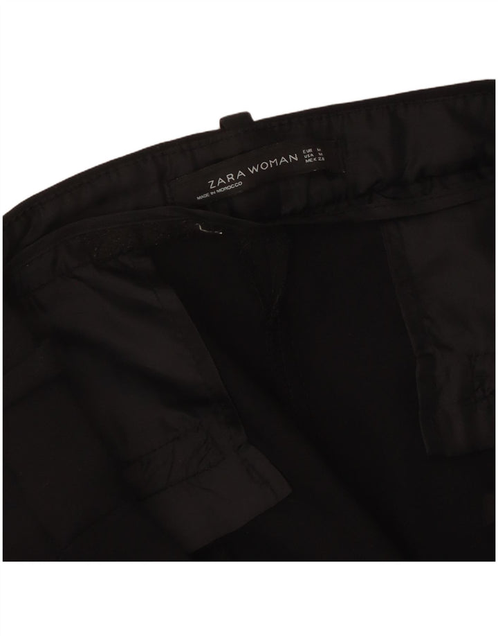 Zara ženske uske ležerne hlače srednje veličine W32 L26 crne