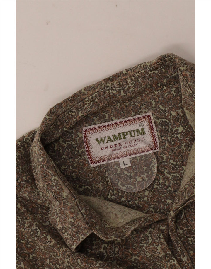 Wampum muška košulja, veliki kaki paisley