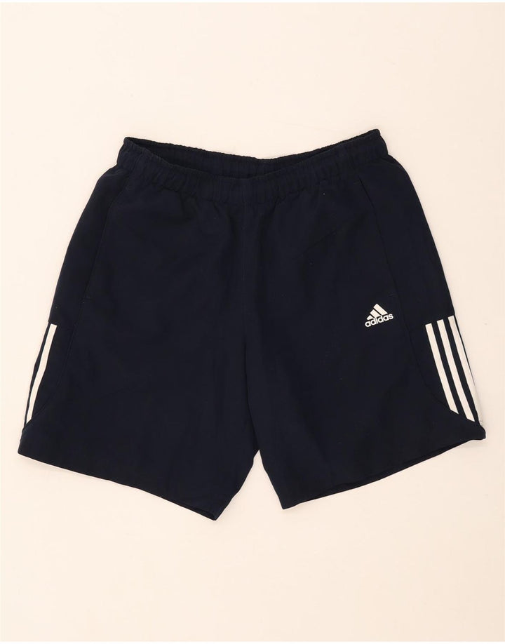 Adidas muške sportske kratke hlače Climalite velike tamnoplave poliesterske boje