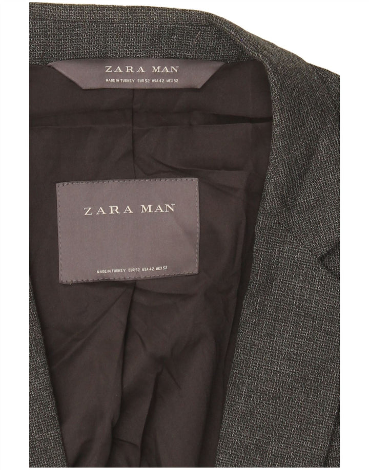 Zara muška jakna sa 2 gumba EU 52 XL siva