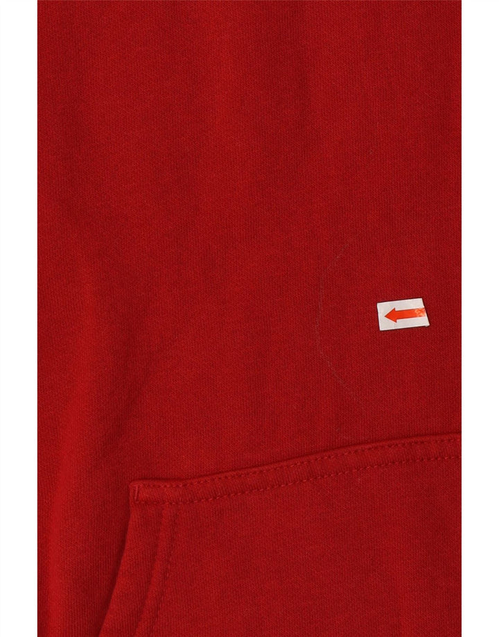 CHAMPION Mens Hoodie Jumper Medium Red Cotton