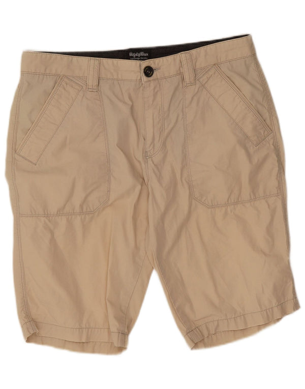 Refrigiwear muške chino kratke hlače W34 veliki bež pamuk