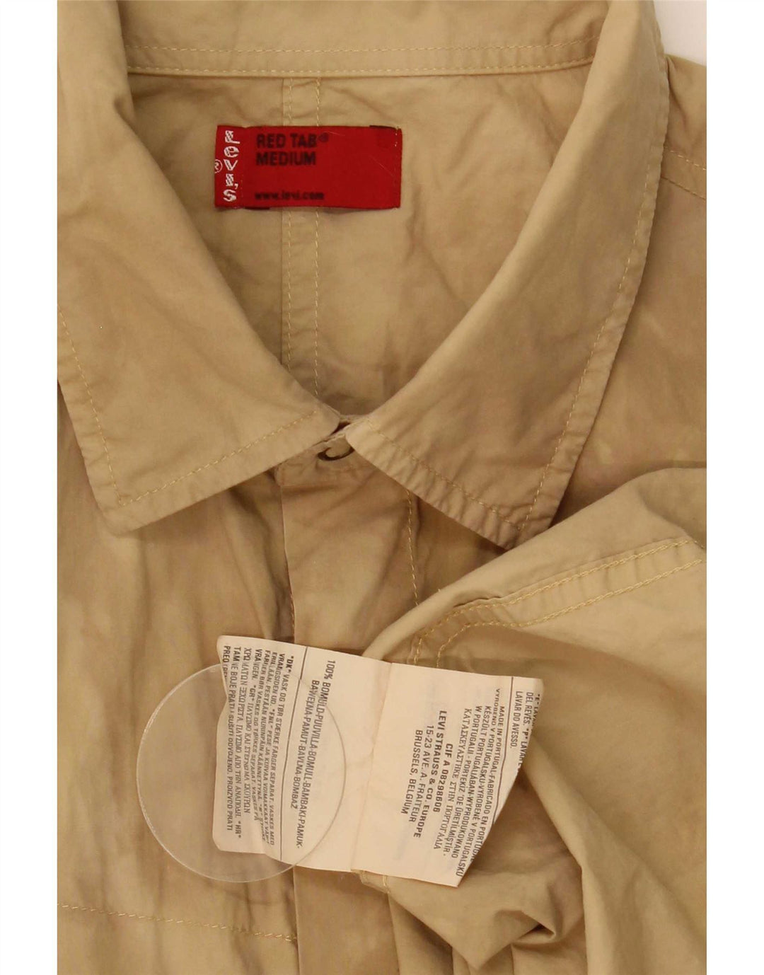 Levi's muška košulja srednje bež boje, pamuk