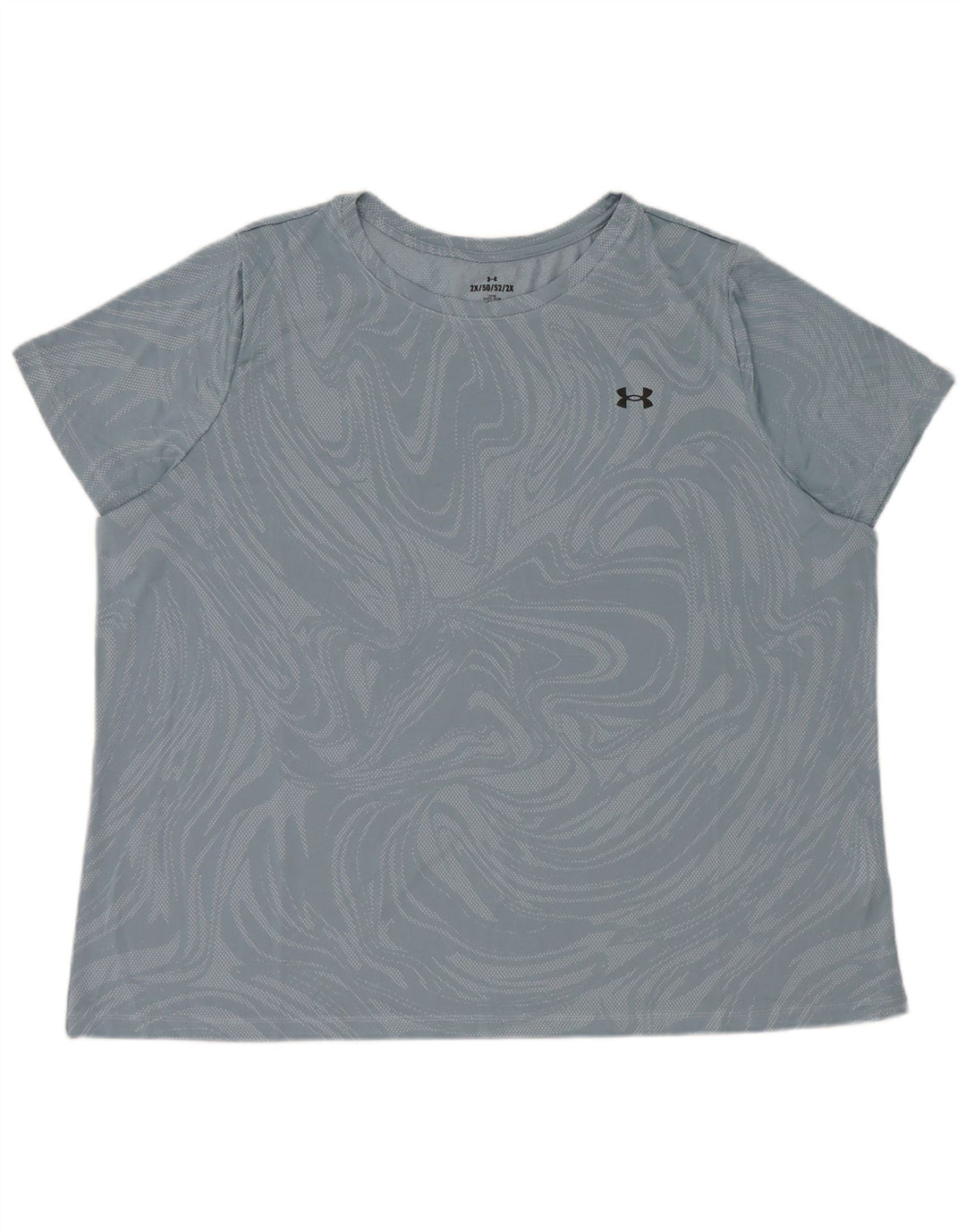 Under Armour ženska majica kratkih rukava 2XL plavi geometrijski poliester