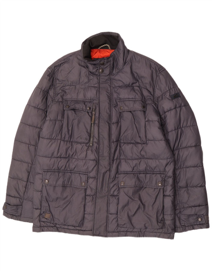 Camel Active muška podstavljena jakna IT 58 4XL sivi poliamid