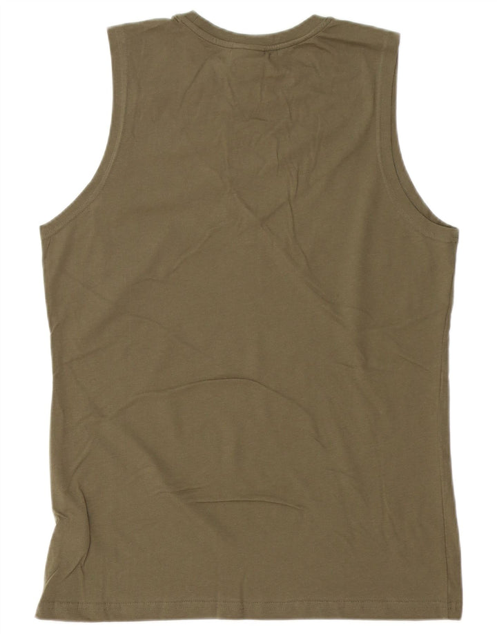 THINK PINK Muški grafički prsluk Veliki pamuk kaki boje