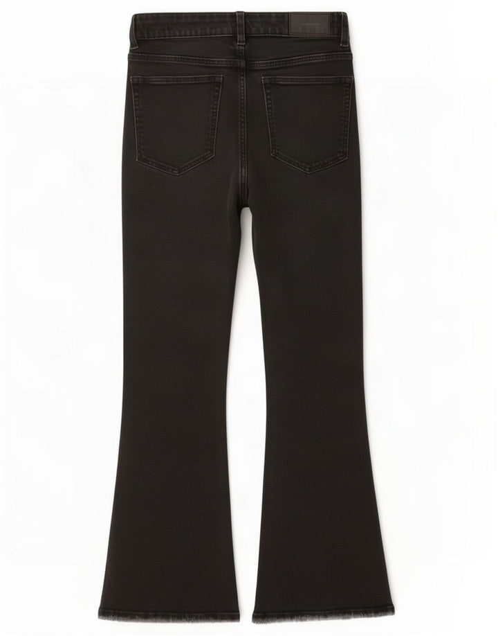 Zara ženske lepršave traperice EU 36 XS W26 L26 crne