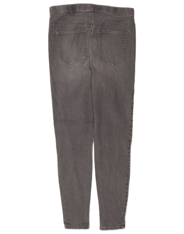 Marks & Spencer ženske jegging traperice UK 12 srednje W30 L28 sivi pamuk